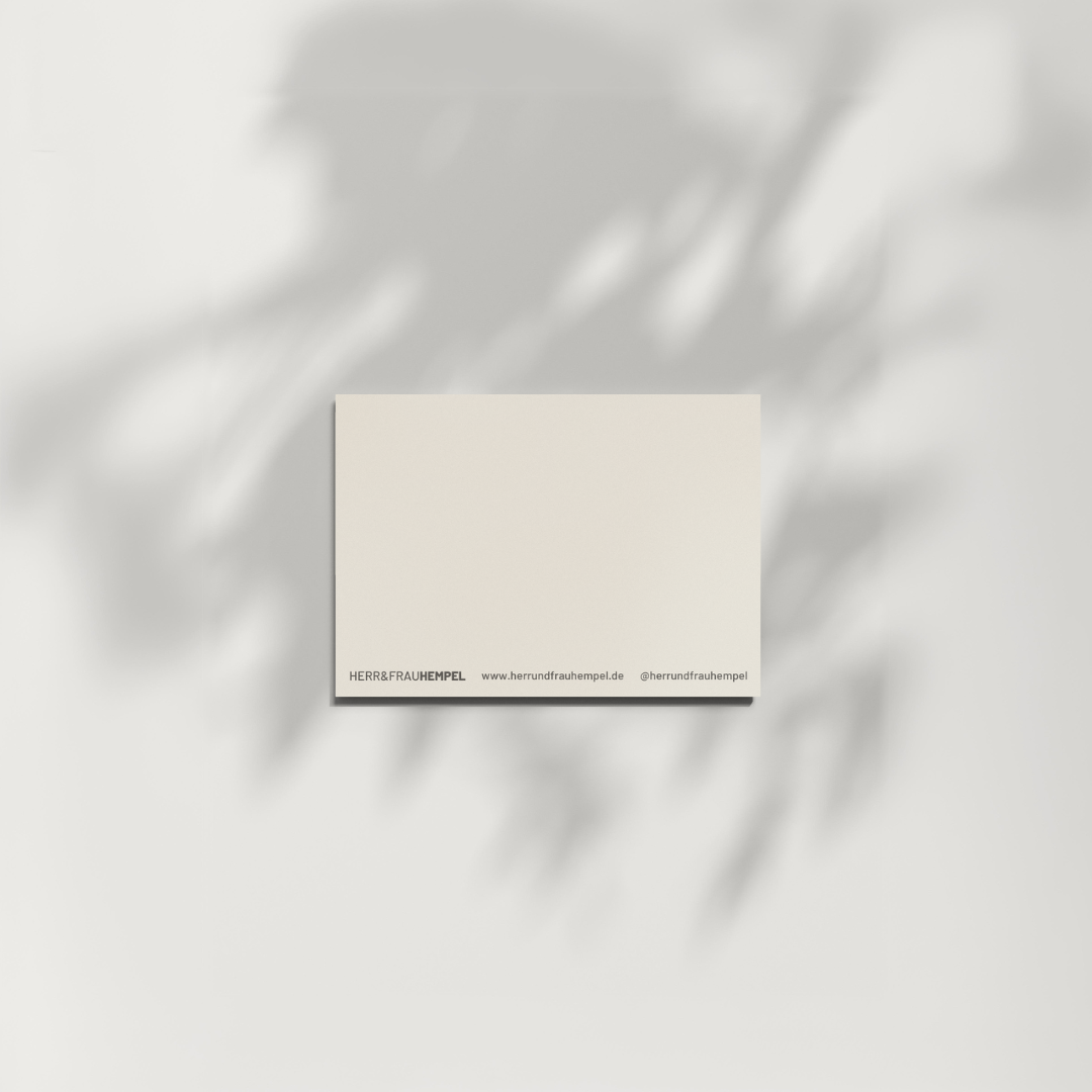 Mini-Postkarte - Herz