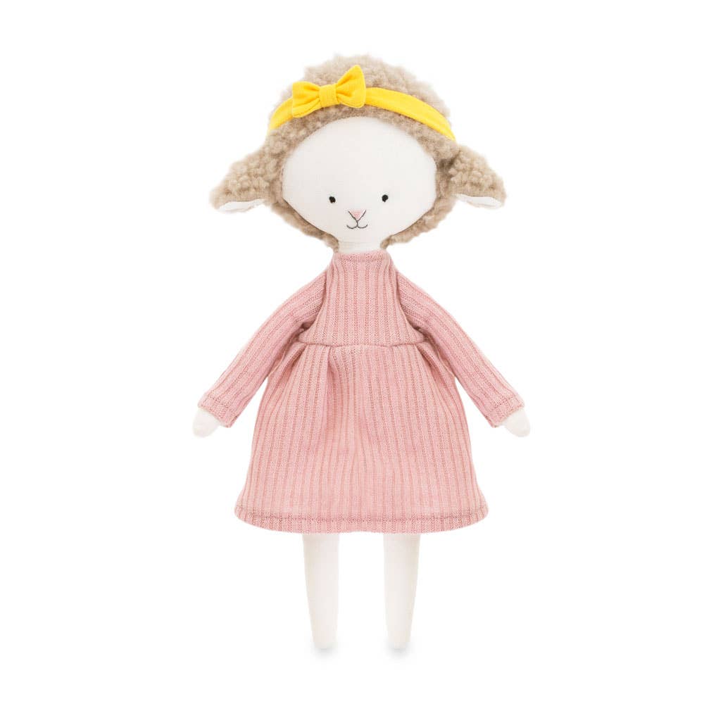Kuscheltier - Zoe das Schaf m. rosa Kleid