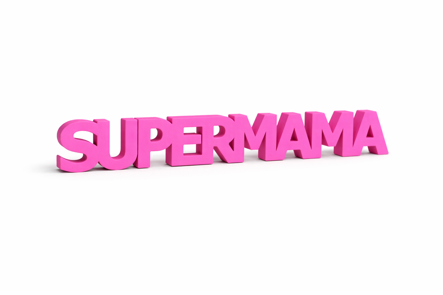 Schriftzug SUPERMAMA