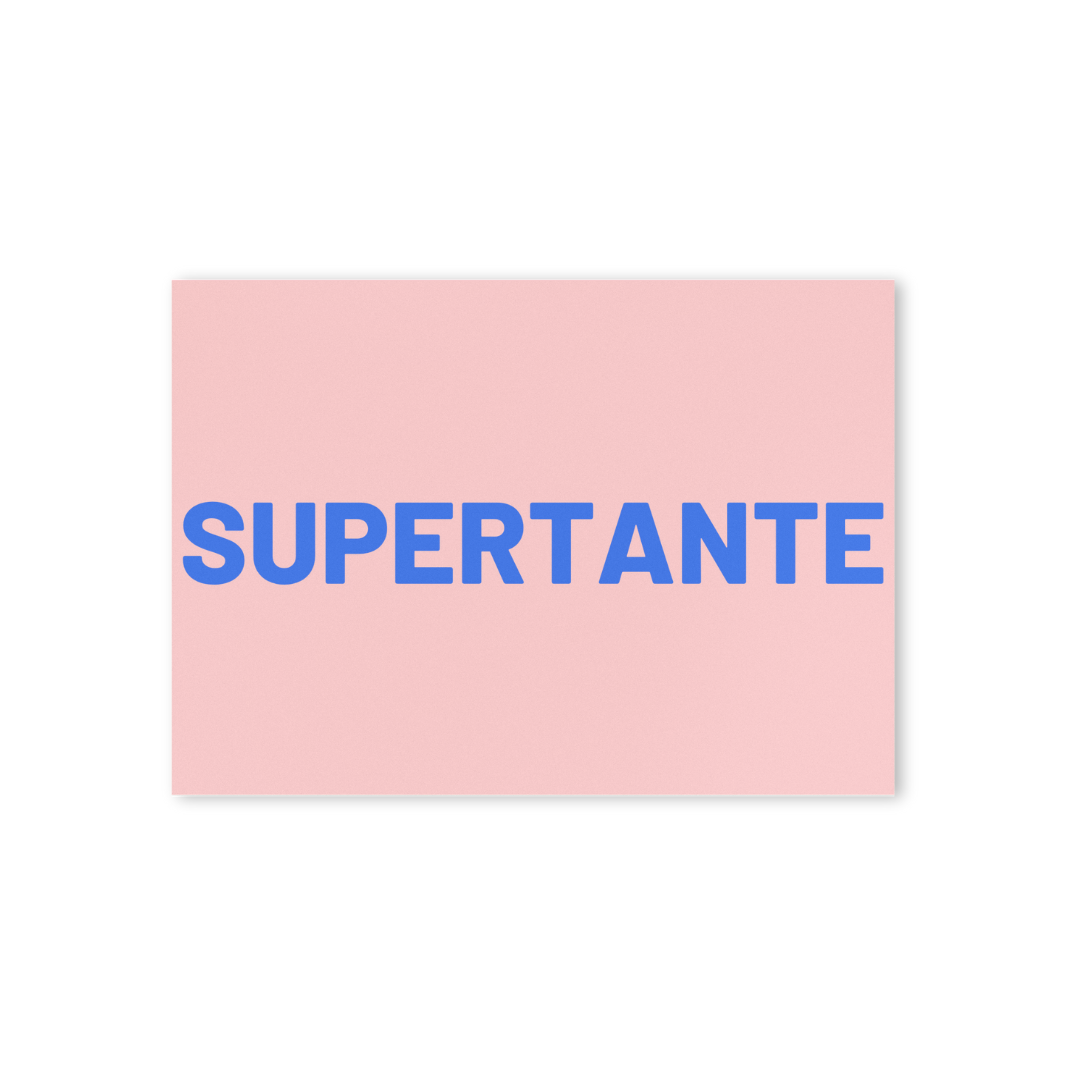 Postkarte - SUPERTANTE