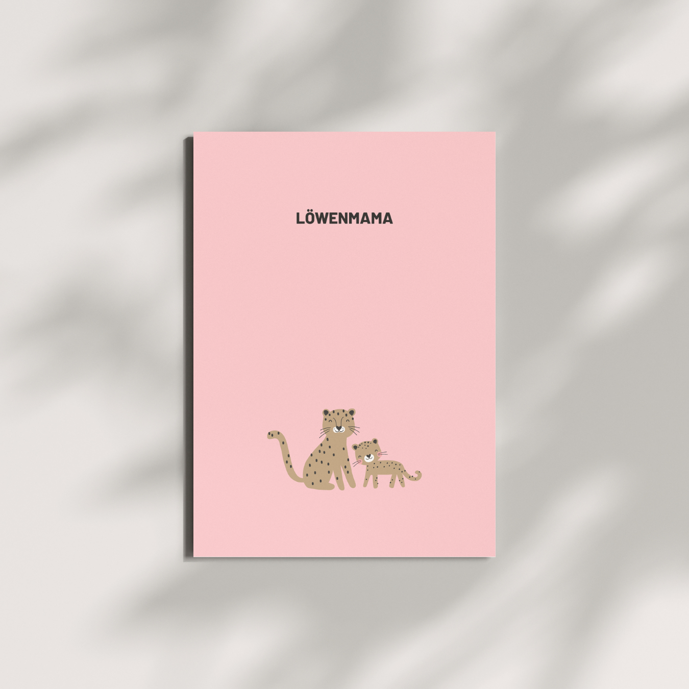 Postkarte - Löwenmama