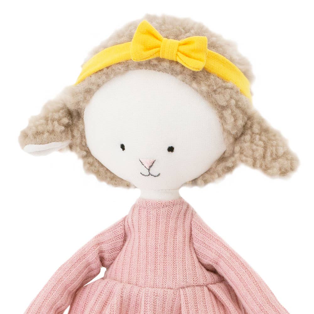 Kuscheltier - Zoe das Schaf m. rosa Kleid