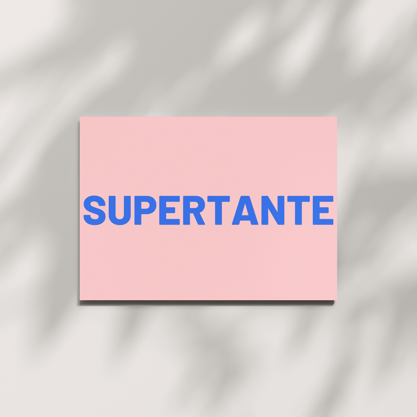 Postkarte - SUPERTANTE