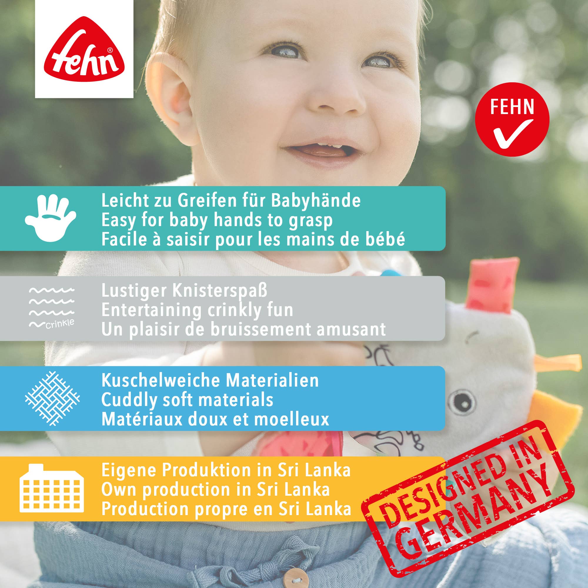 Knister-Flamingo - Activity-Rascheltier
