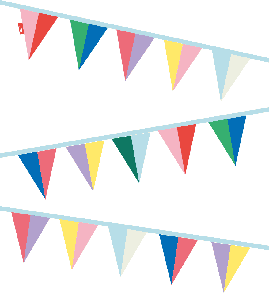 Wimpel Girlande Mini 2.0