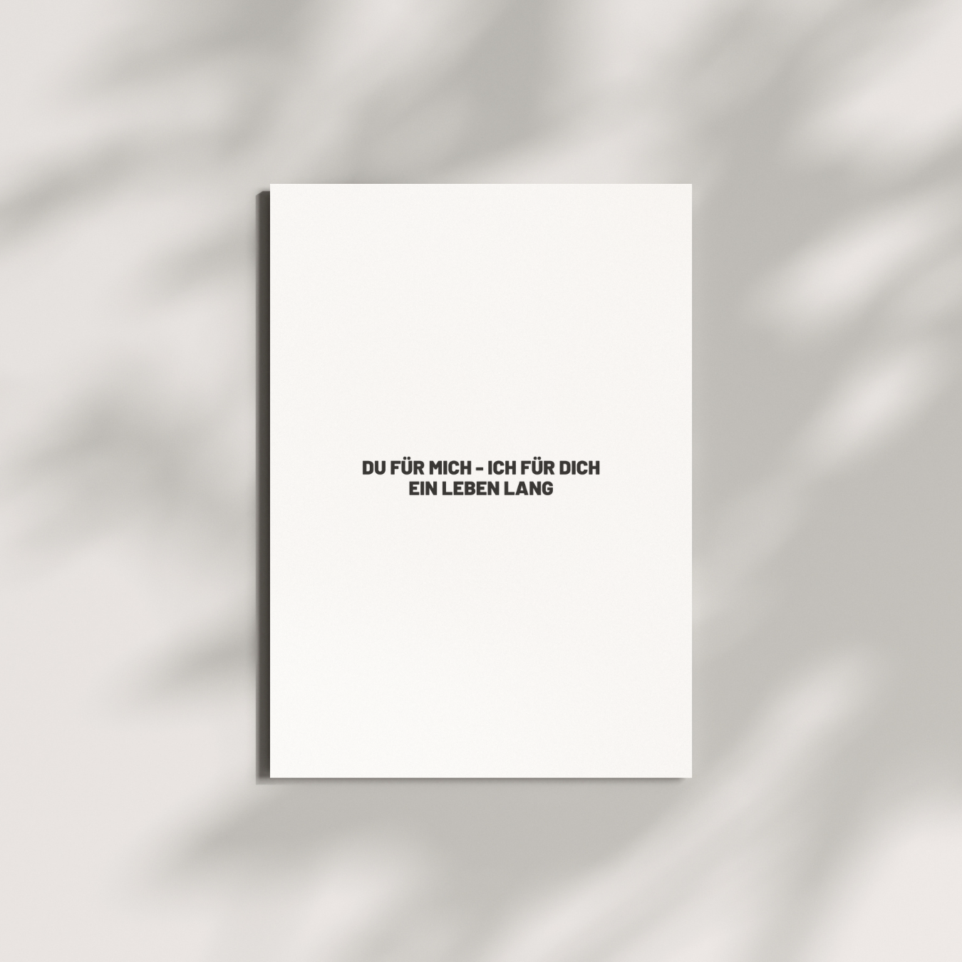 Postkarte - EIN LEBEN LANG