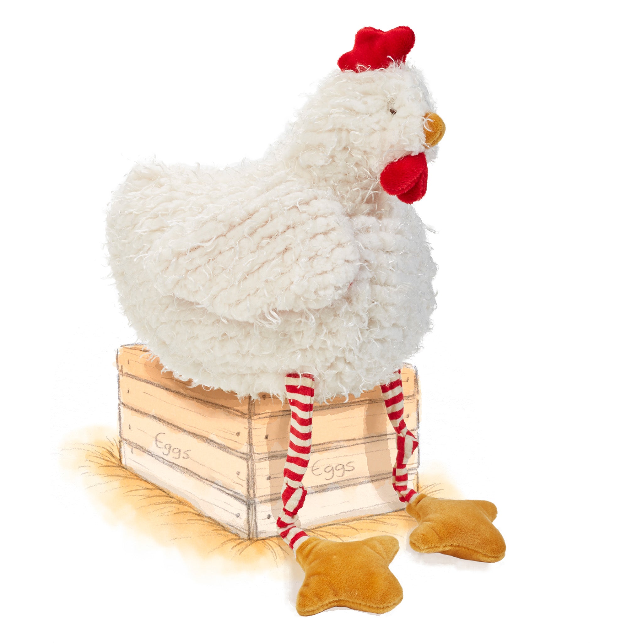 Kuscheltier Huhn ‚Clucky‘