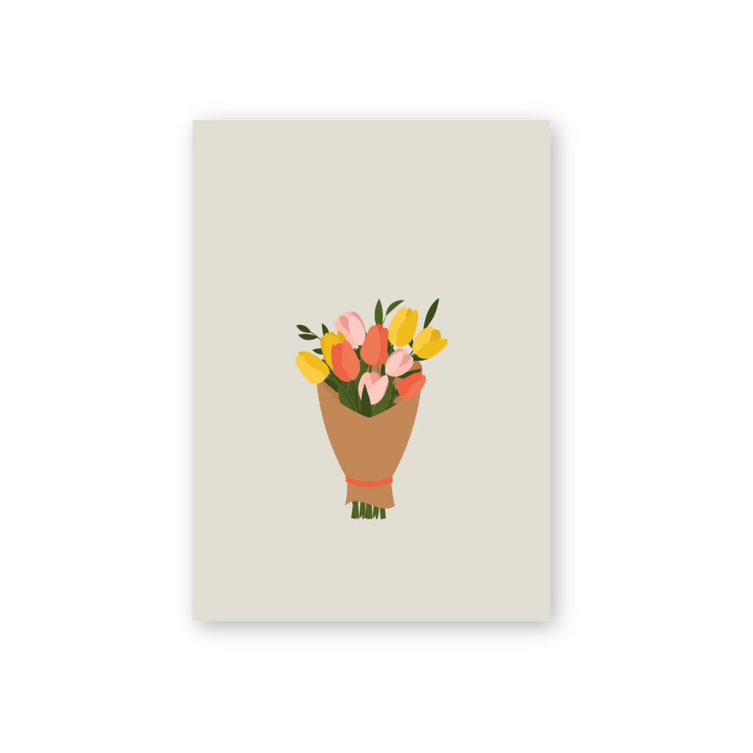 Postkarte - Blumenstrauß