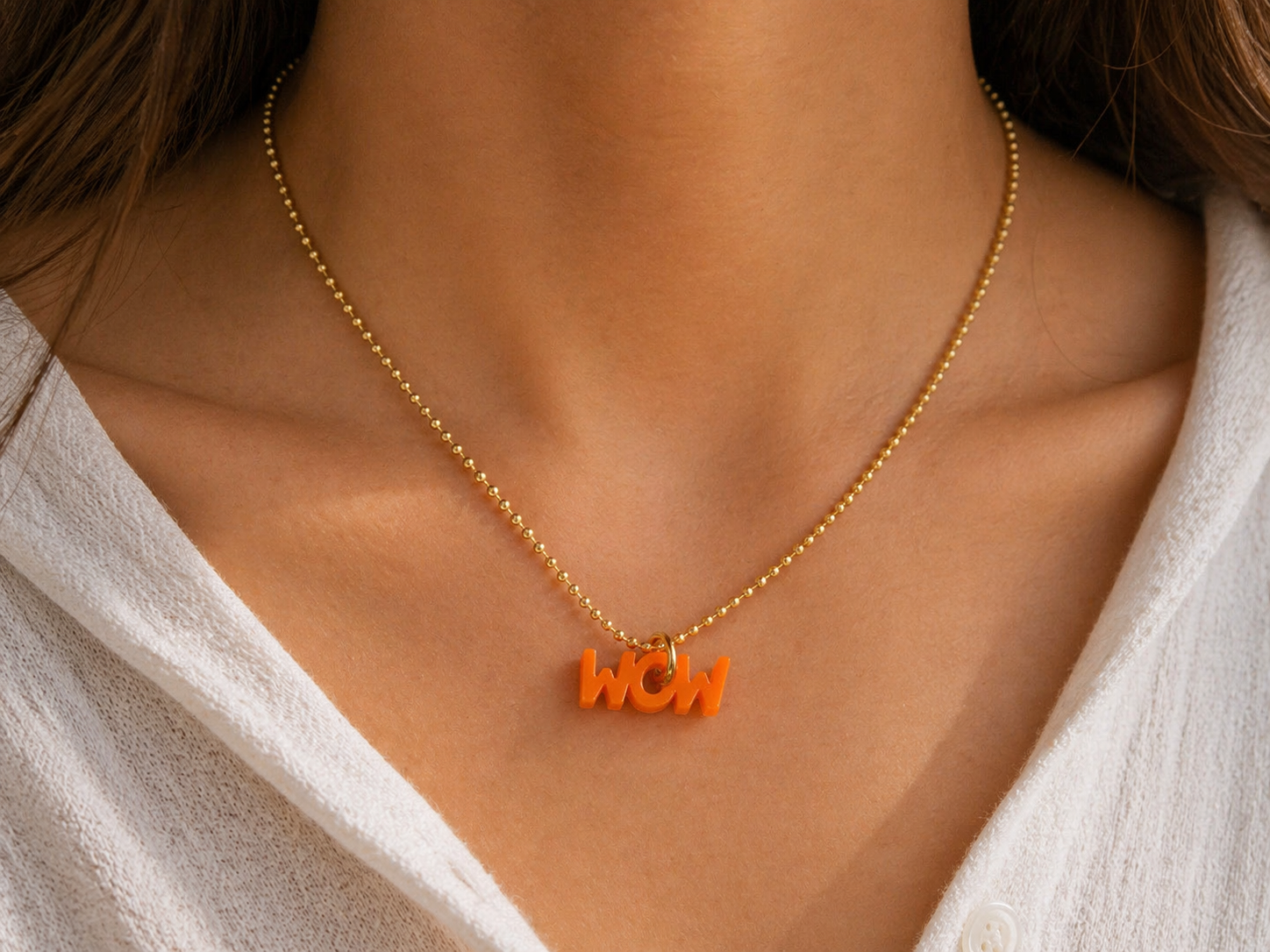 Kettenanhänger WOW/MOM