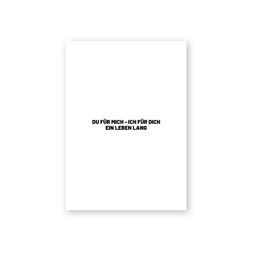 Postkarte - EIN LEBEN LANG