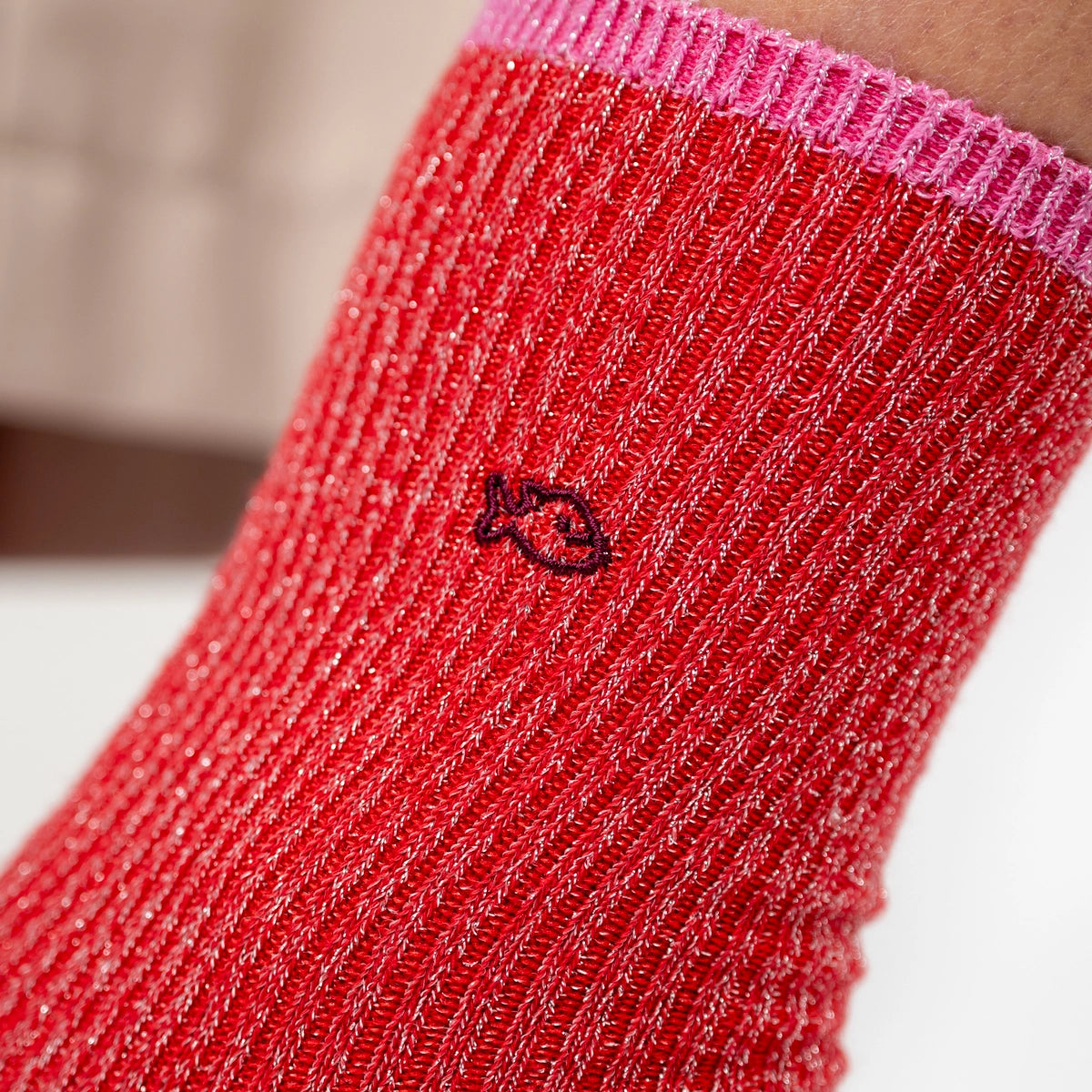 Glitzersocken
