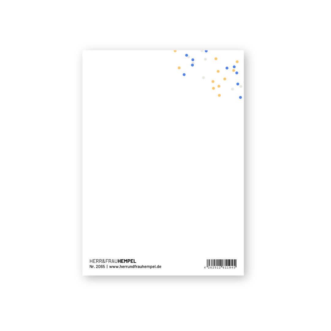 Postkarte - AUF DICH! Bier