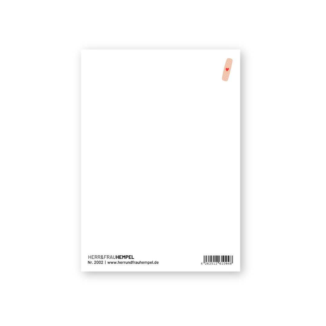 Postkarte - GUTE BESSERUNG