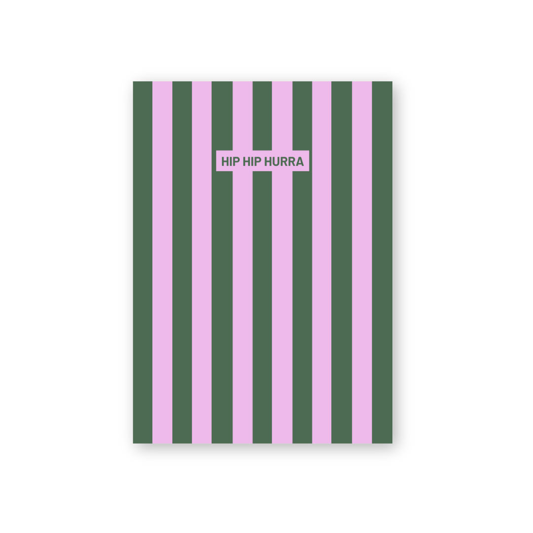 Postkarte - HIP HIP HURRA