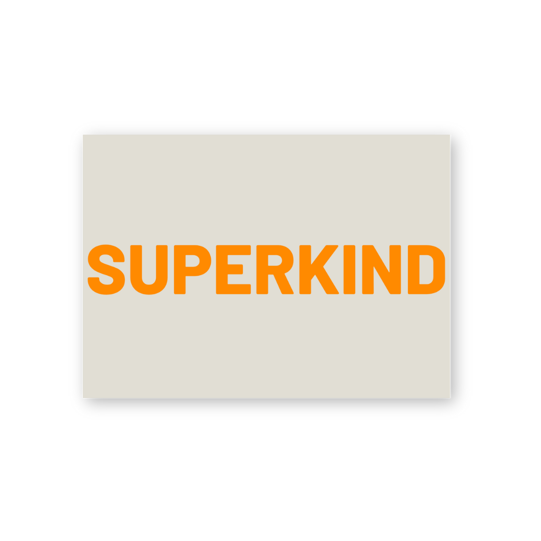 Postkarte - SUPERKIND