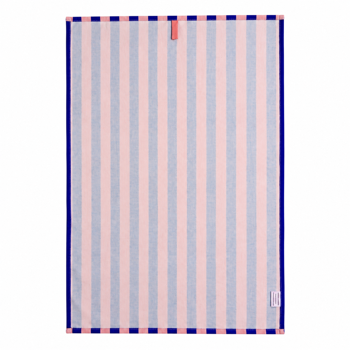 Geschirrhandtuch Streifen blau-rosa