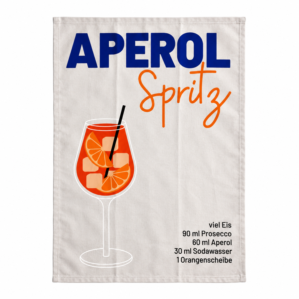 Geschirrhandtuch Aperol Spritz
