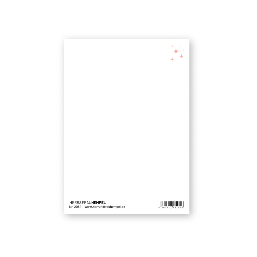 Postkarte - wunderbar