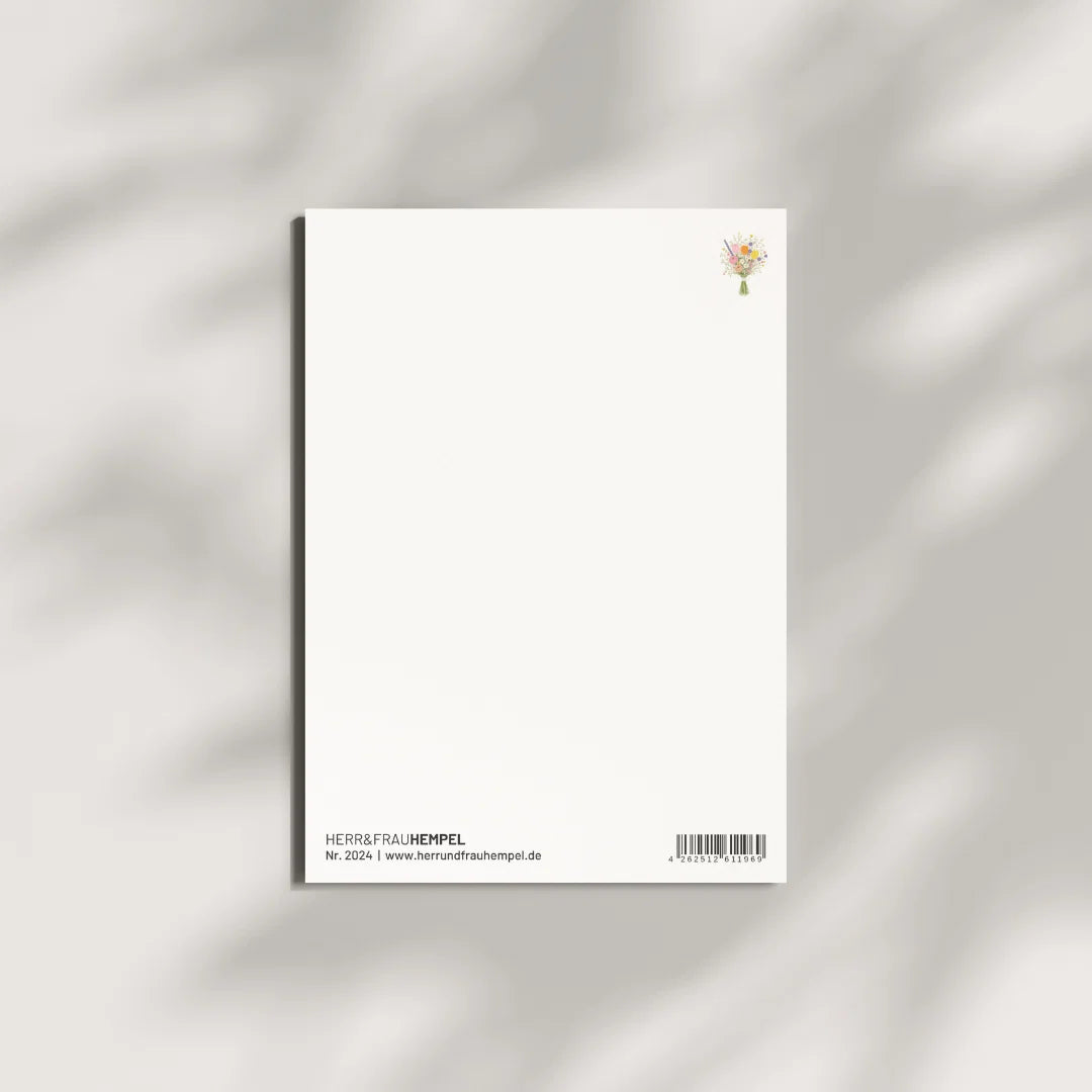 Postkarte - Blumenstrauß