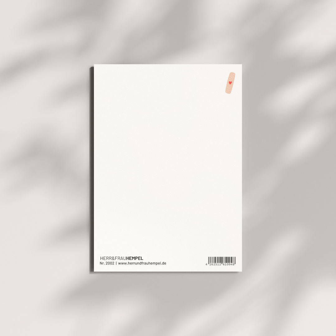 Postkarte - GUTE BESSERUNG