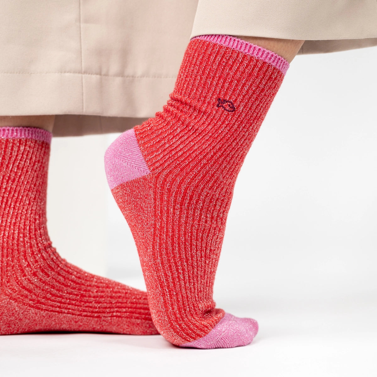 Glitzersocken