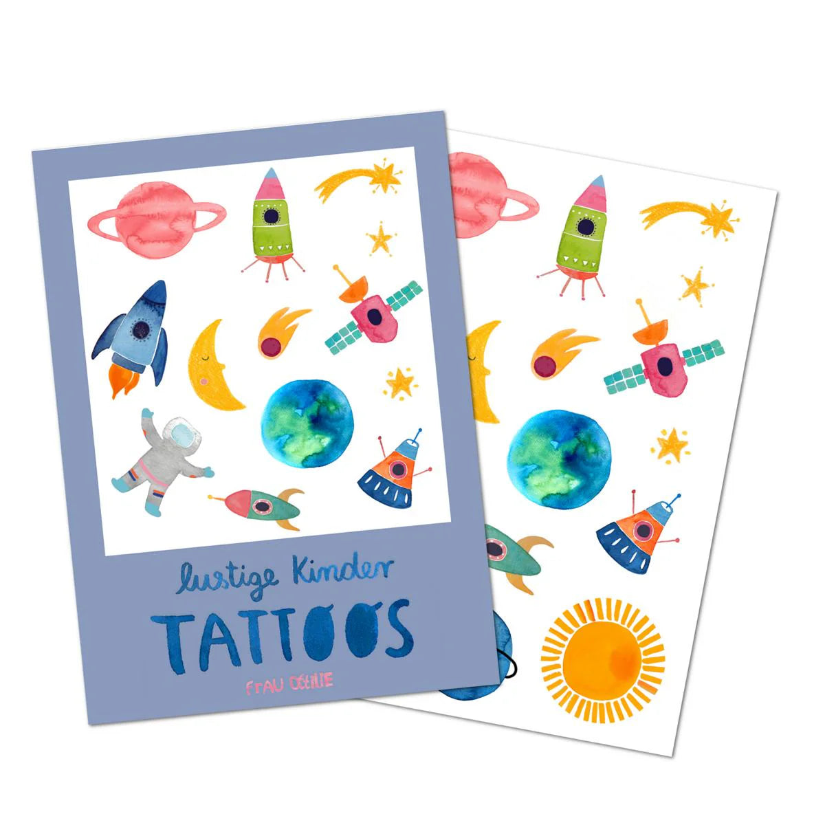 Kindertattoos - Weltraum