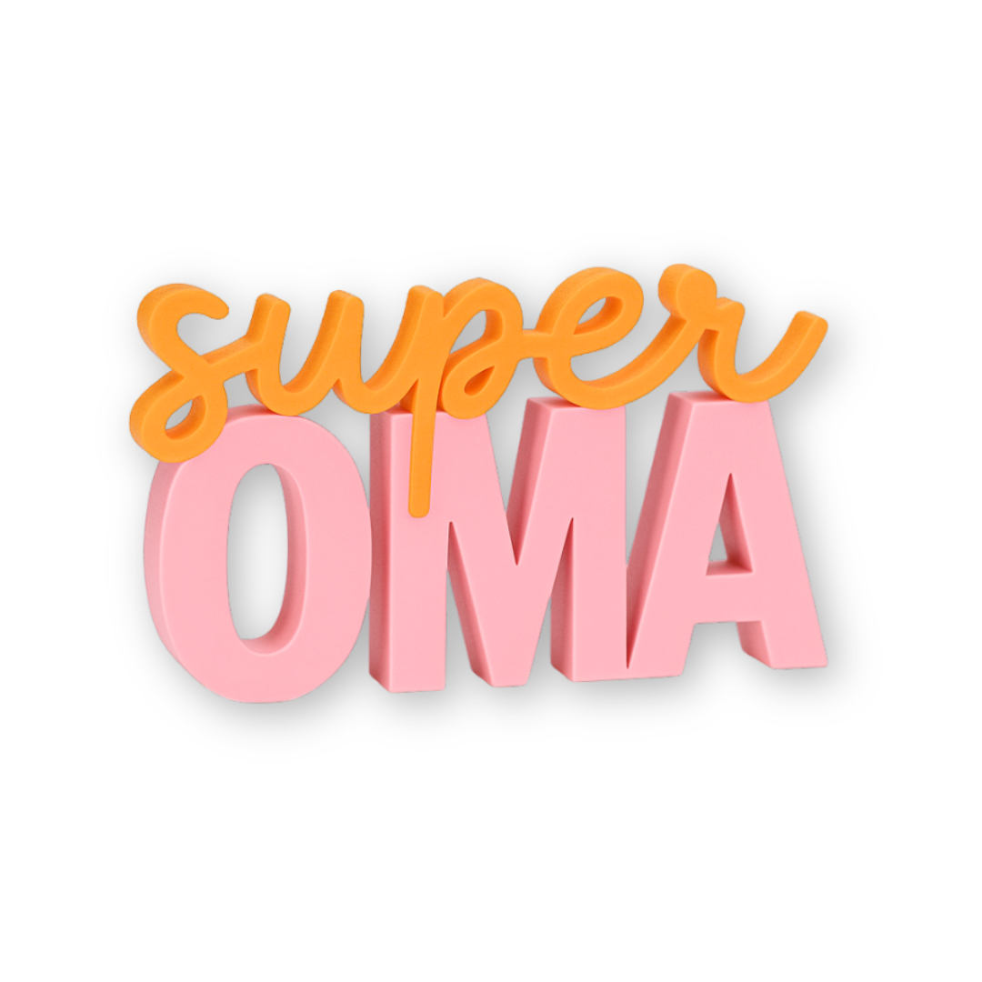 Schriftzug superOMA