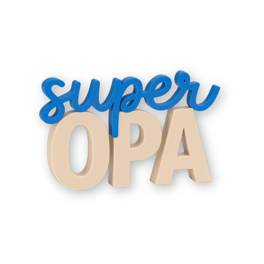 Schriftzug superOPA