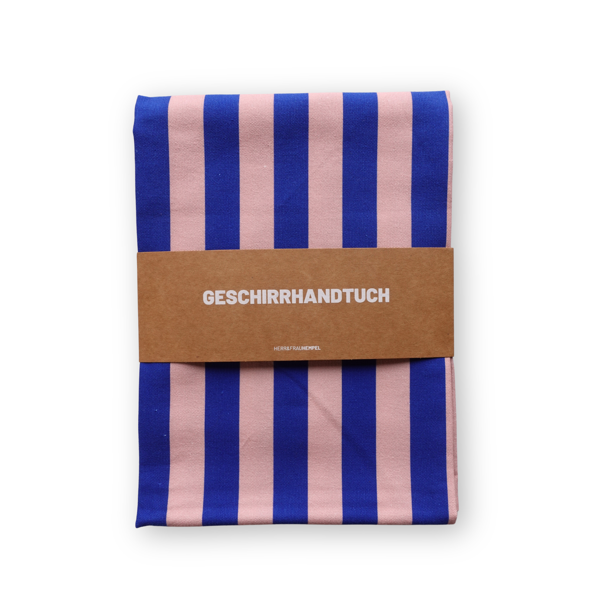 Geschirrhandtuch Streifen blau-rosa
