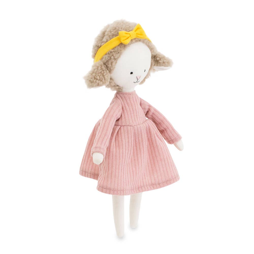 Kuscheltier - Zoe das Schaf m. rosa Kleid