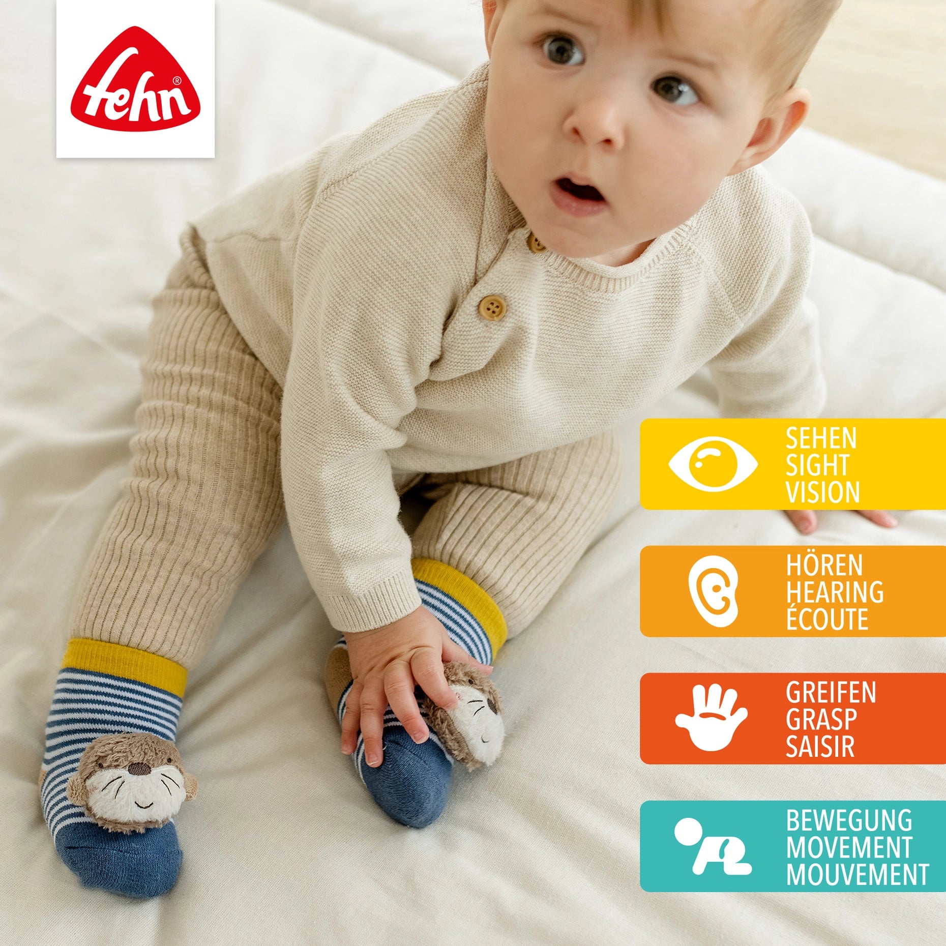 Rassel Socken Otter
