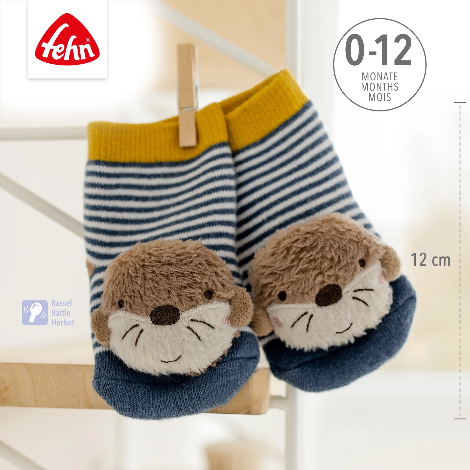 Rassel Socken Otter