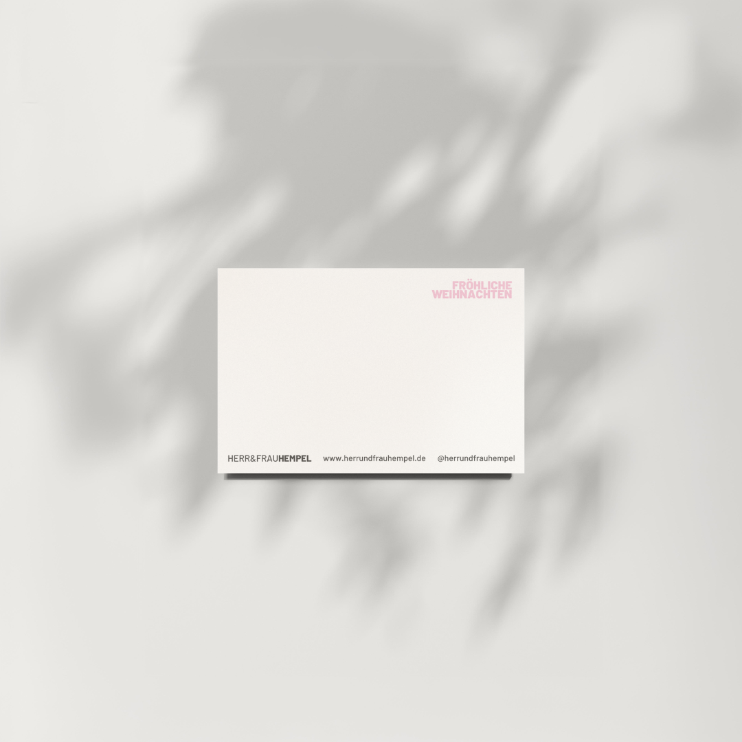 Mini-Postkarte für Minis - Adventskranz
