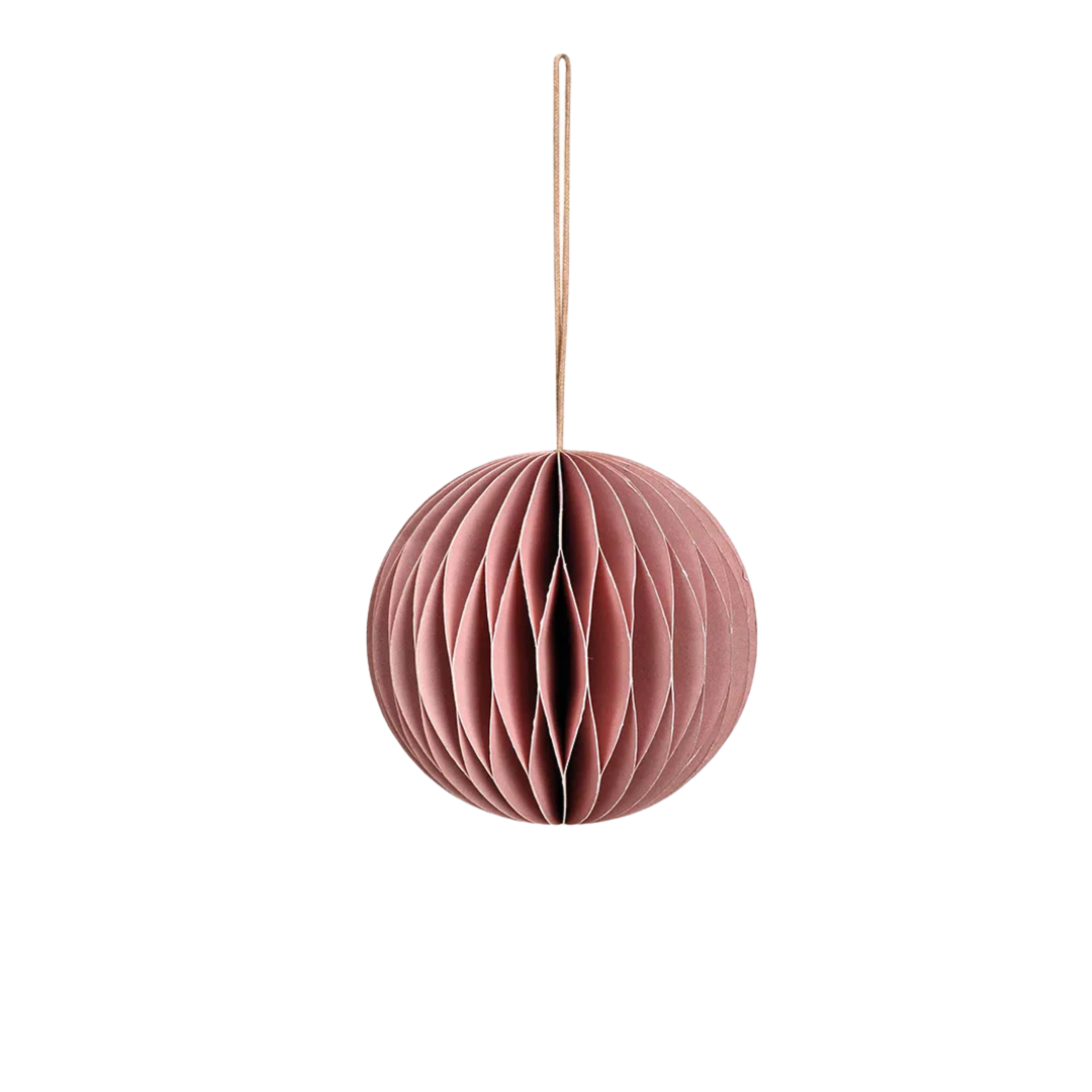 6er Set Weihnachtskugel aus Papier
