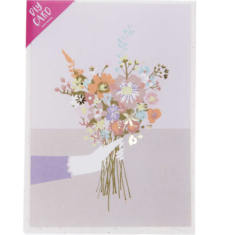 DIY Karte Blumenstrauß