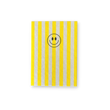 Postkarte - StreifenSmiley