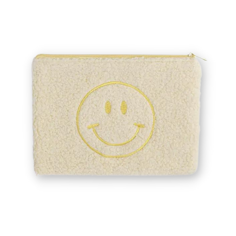 Kosmetiktasche Teddy mit Smiley