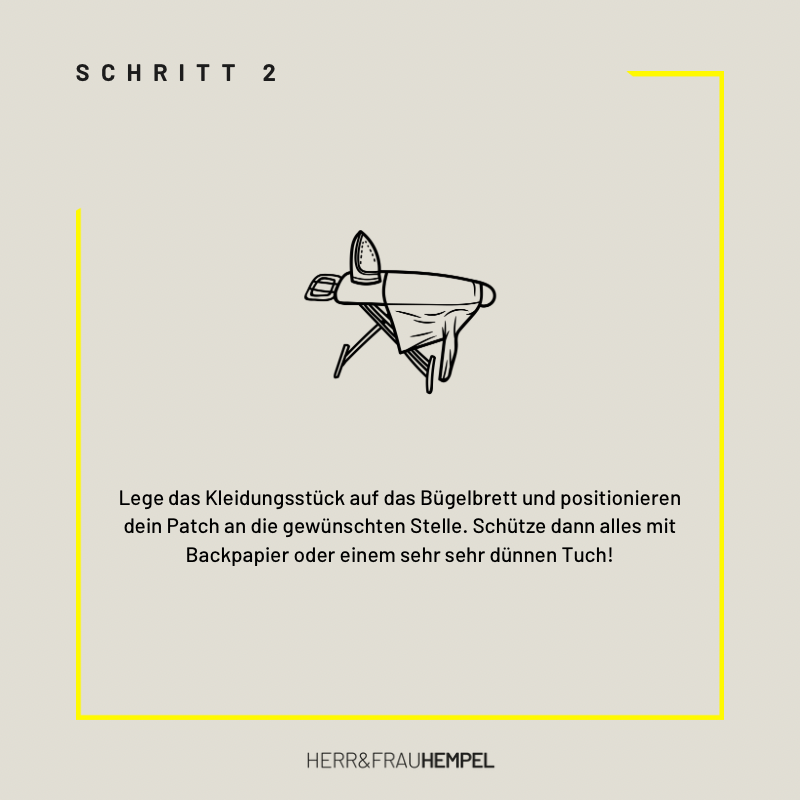 Bügelmotiv - Pflaster mit Herz