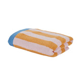 gestreiftes Handtuch 50x100