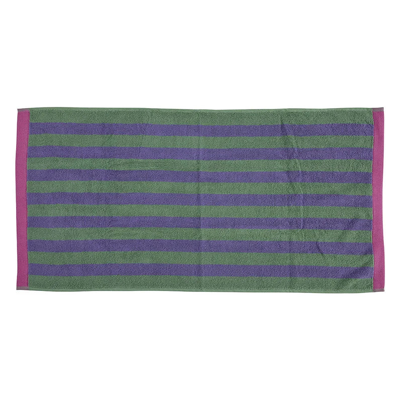 gestreiftes Handtuch 50x100