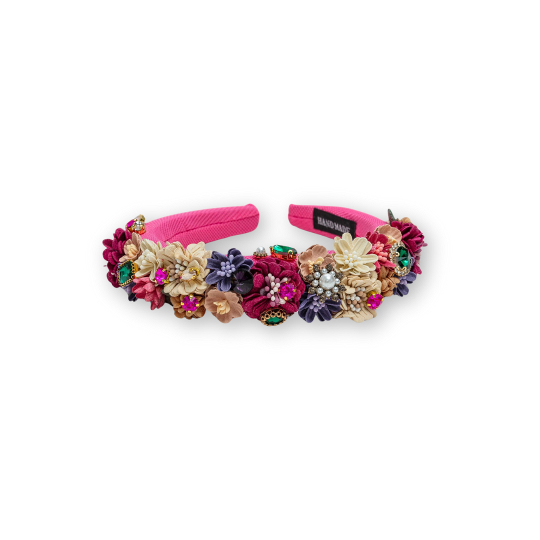 Haarreif mit Blumen