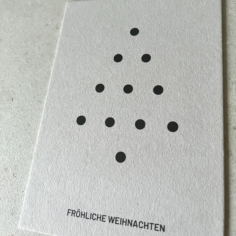 Postkarte - Tannenbaum