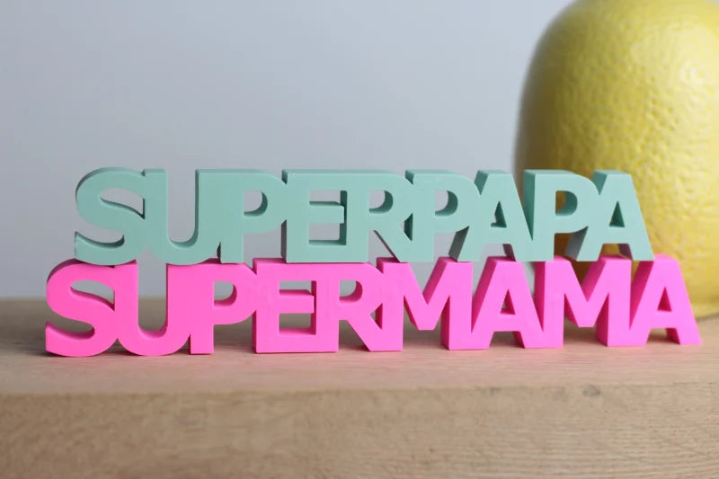 Schriftzug SUPERPAPA