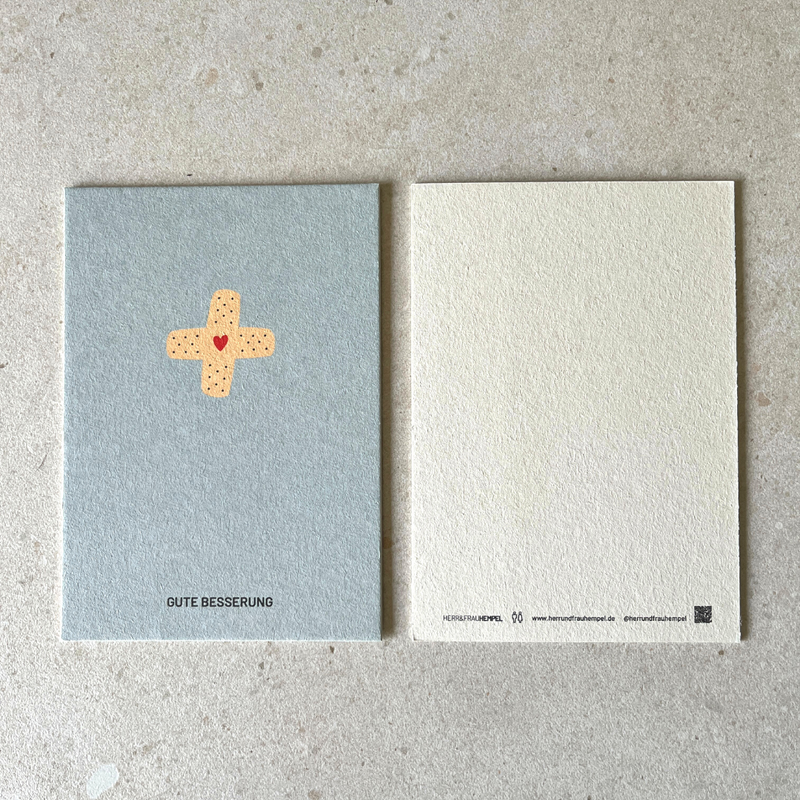 Postkarte - GUTE BESSERUNG