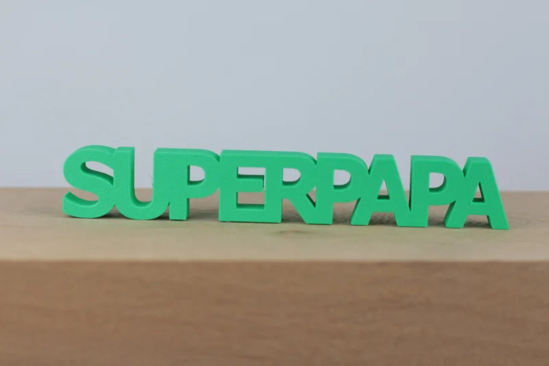 Schriftzug SUPERPAPA