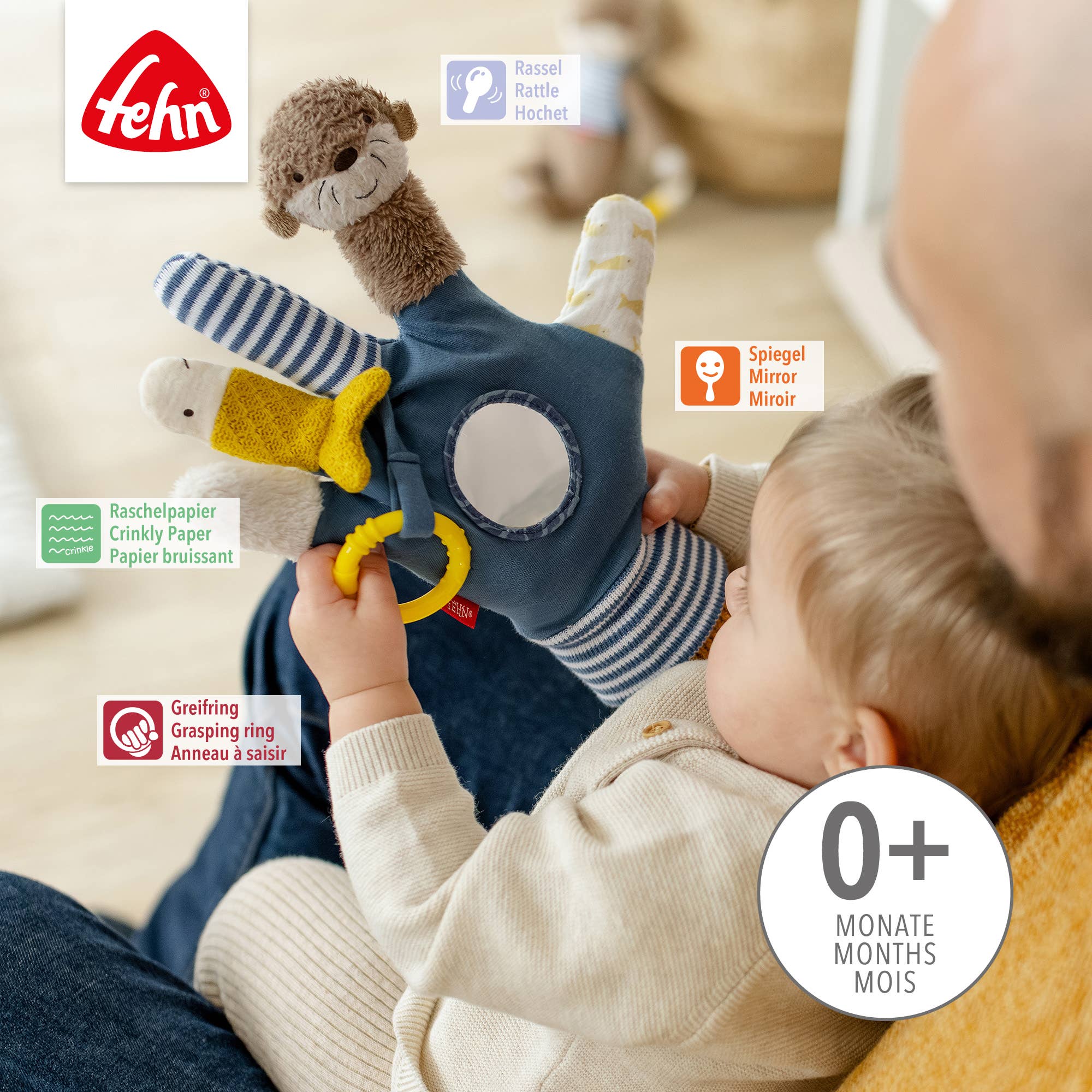 Spielhandschuh Otter - Fingerpuppen-Handschuh