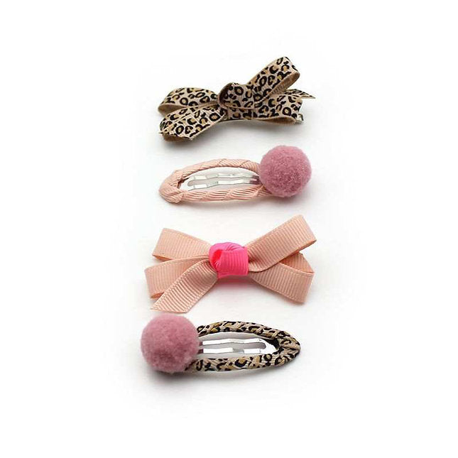 4er Set Haarspangen `pretty girl`