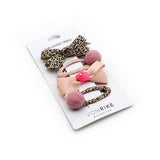 4er Set Haarspangen `pretty girl`