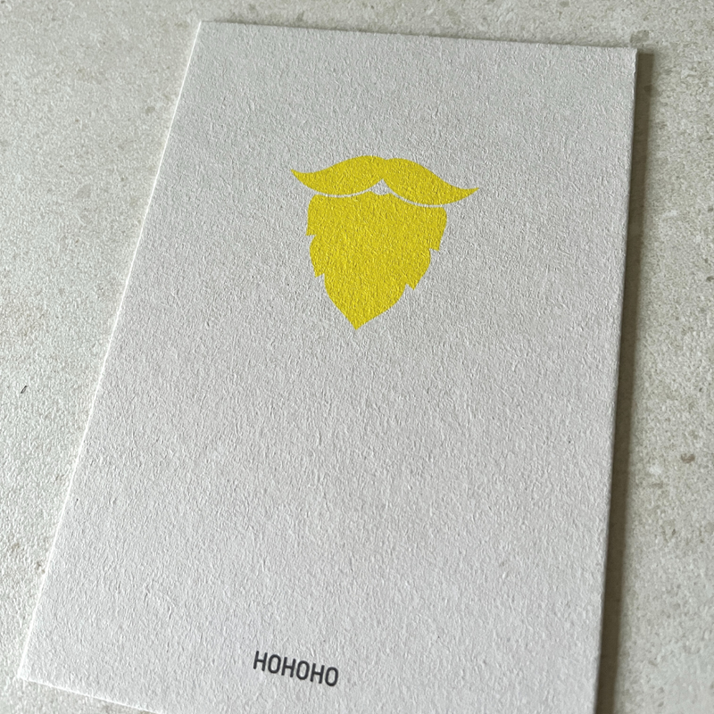 Postkarte - Bart