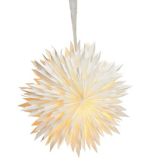 Leuchtschneeflocke inkl. Lichterkette